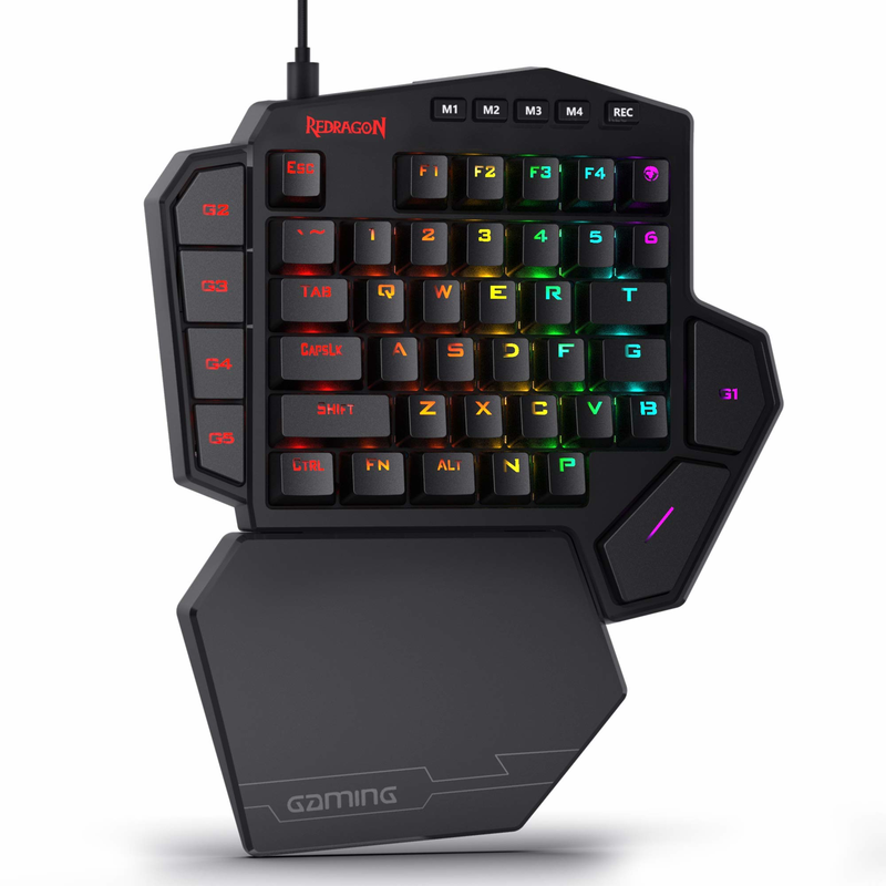 Redragon K585 DITI One-Handed  - Gaming Keyboard 1 Hand recension och pris