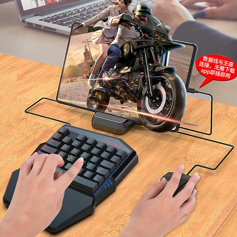 T-WOLF TF900 One Handed Keyboa - Gaming Keyboard Hand recension och pris