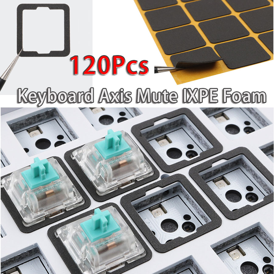 120PCS DIY Keyboard Inter-Axis - Foam Dampener Sheet recension och pris