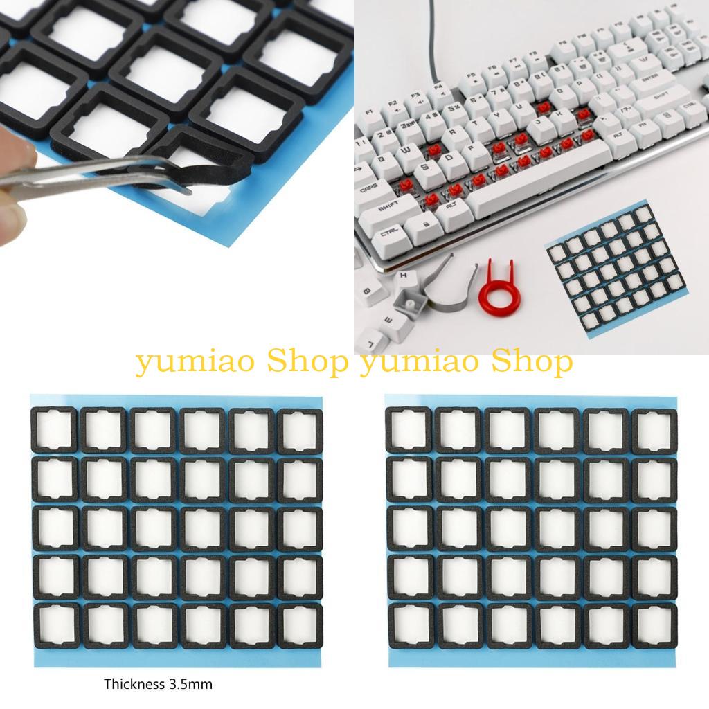 587B 120Pieces Keyboard Switch - Foam Dampener Sheet recension och pris