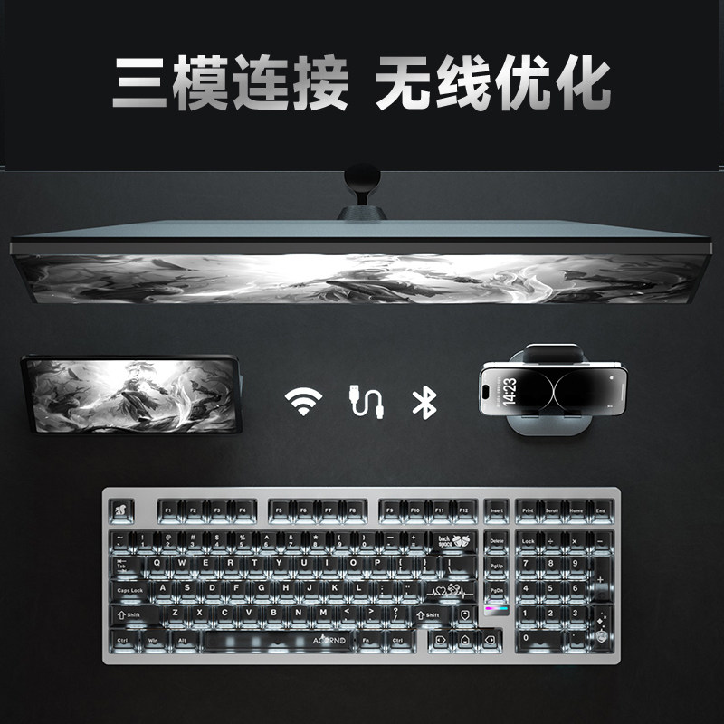Weika Max102 Aluminum Case Wir - Gaming Keyboard Nearby recension och pris