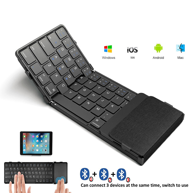 BOW Korea/Russia Wireless Fold - Gaming Keyboard No Number Pad recension och pris
