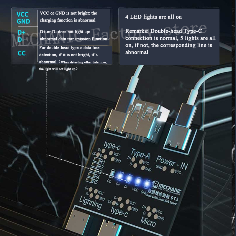 MECHANIC DT3 Data Cable Detect - Mechanical Switch Tester recension och pris