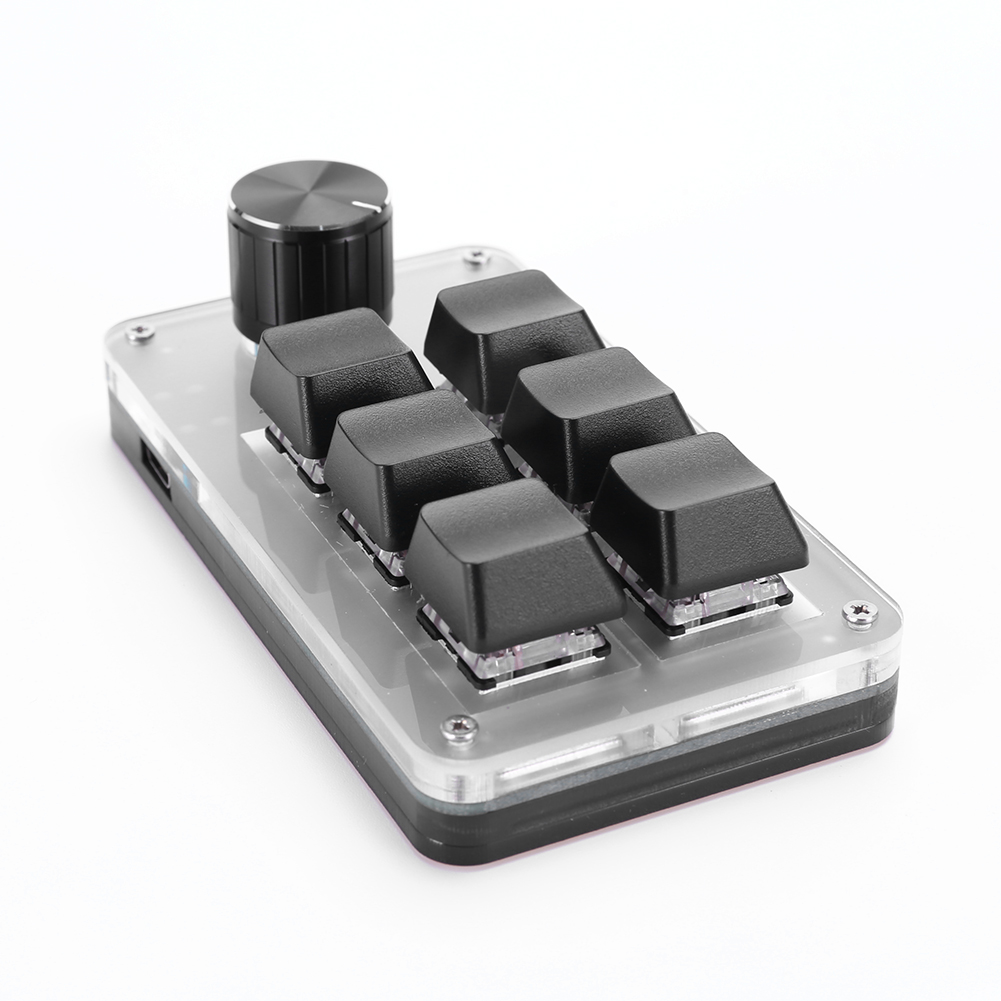 6 Key 1 Knob One Handed Mechan - Gaming Keyboard 1 Hand recension och pris