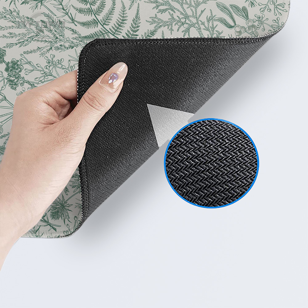 Mouse Pad Gaming Green Flower  - Gaming Keyboard Non Mechanical recension och pris