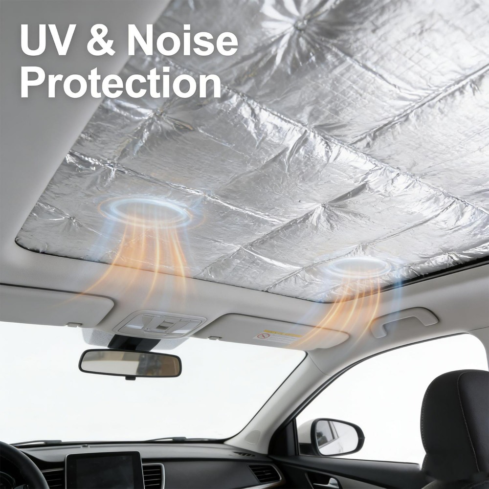 Car Sound Insulation Mat 5/10m - Foam Dampener Sheet recension och pris