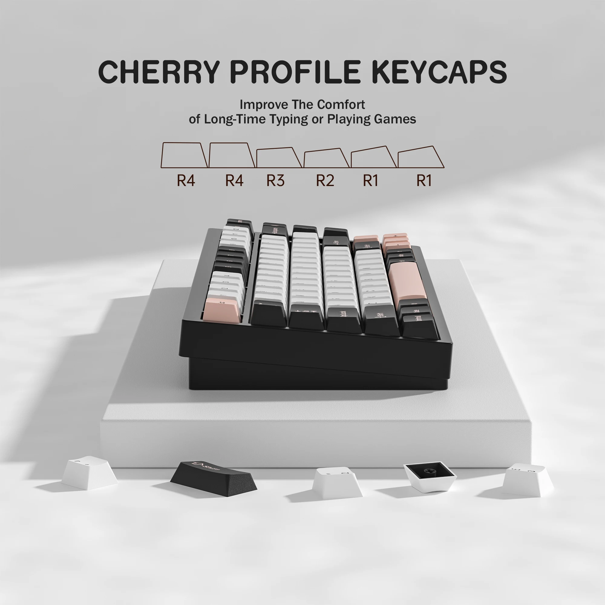 KBDiy GMK Olivia Keycaps for M - Gaming Keyboard No Number Pad recension och pris