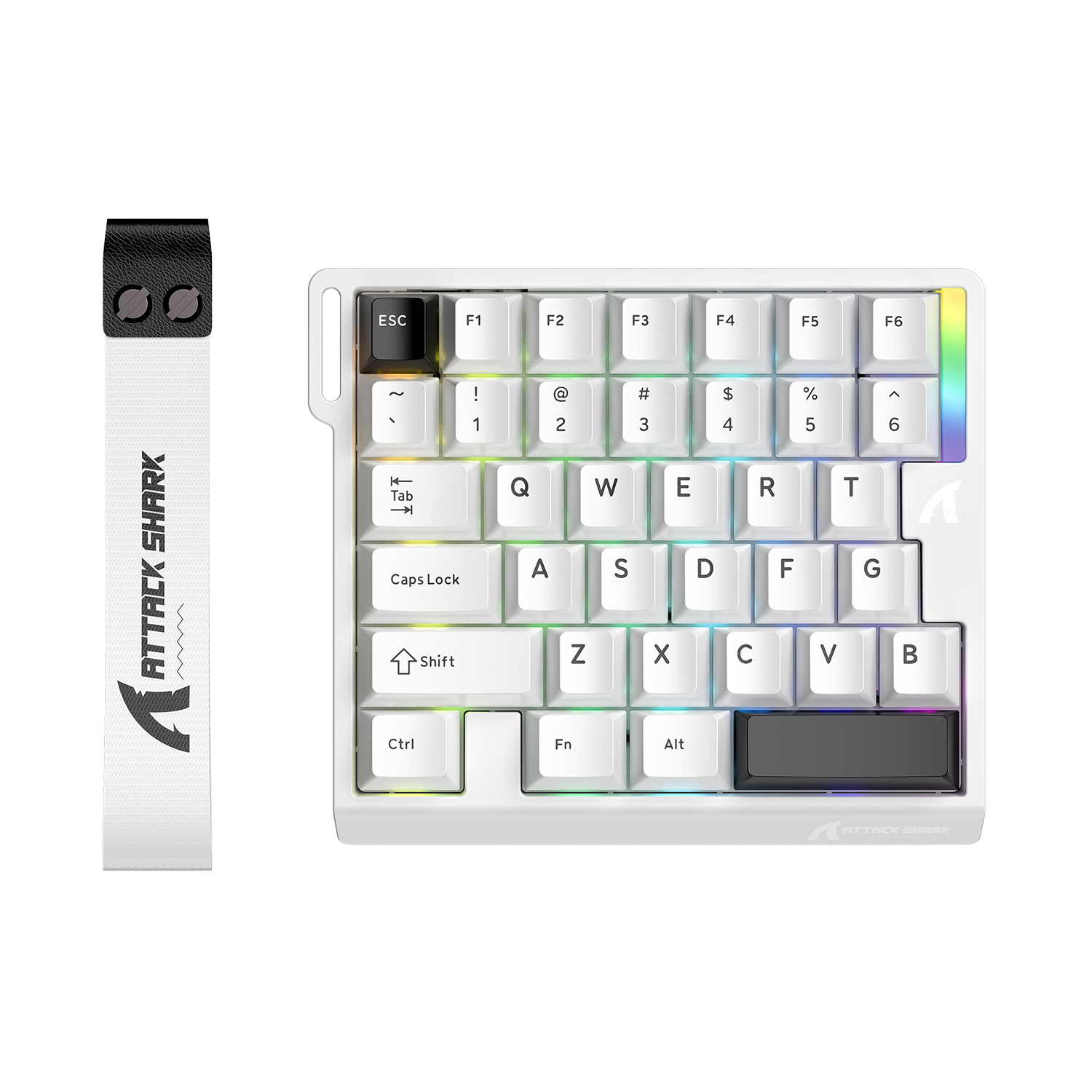 ATTACK SHARK M36HE Wired Magne - Gaming Keyboard 1 Hand recension och pris