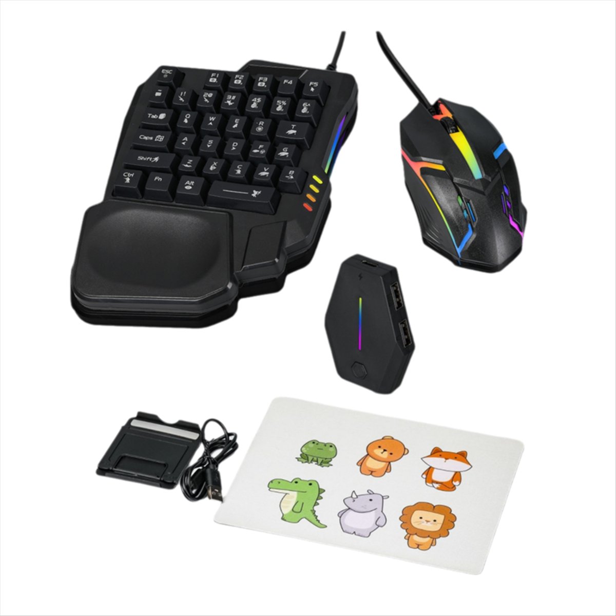 ★▲ 35Key Ergonomics RGB Gaming - Gaming Keyboard And Mouse Converter For Mobile recension och pris