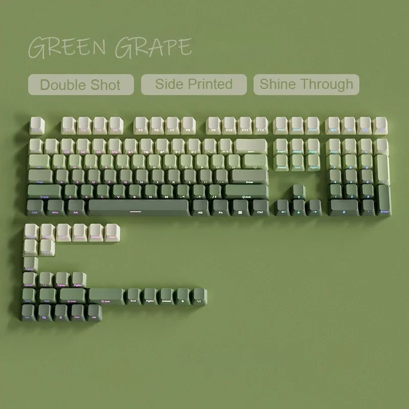 135 Key Cherry Profile Green G - Gaming Keyboard Typewriter recension och pris