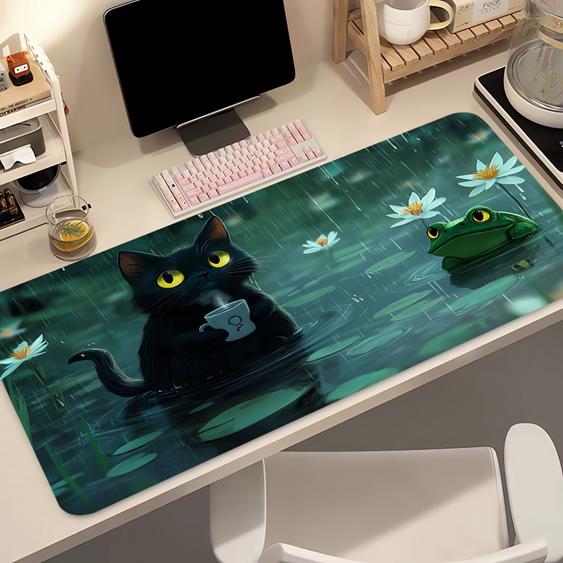 Kawaii Black Cat Silicone Soft - Gaming Keyboard Mouse recension och pris