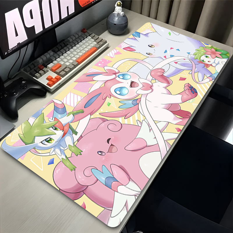 Large Pink Cute Mousepad XXL G - Gaming Keyboard Nearby recension och pris