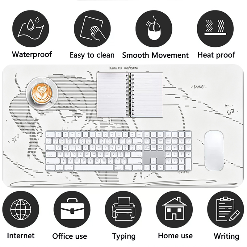 1Pcs Leather Mouse Pad Anime A - Gaming Keyboard Mouse recension och pris